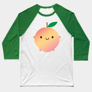 Kawaii Peach Baseball T-Shirt